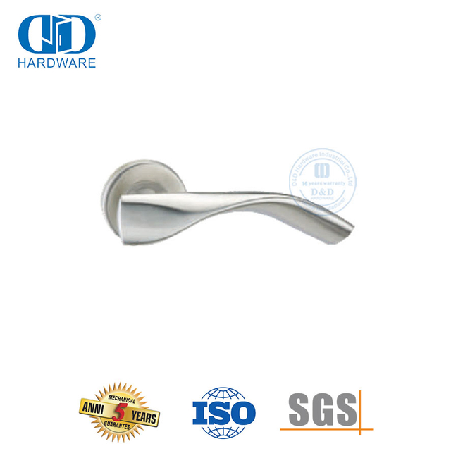 Wave Type Streamline Design Stainless Steel 304 Solid Door Handle-DDSH049-SSS