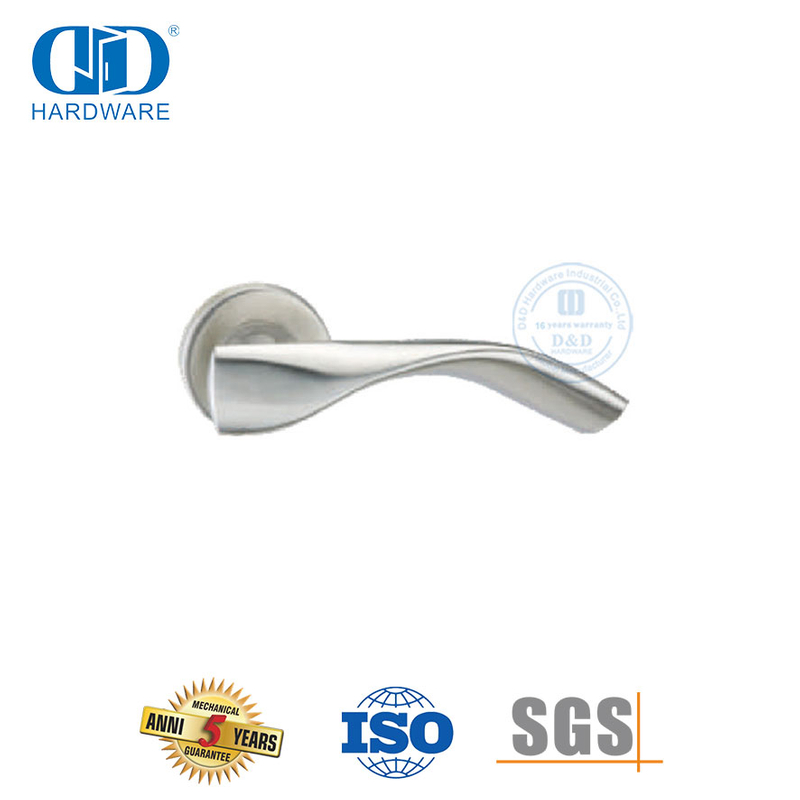 Wave Type Streamline Design Stainless Steel 304 Solid Door Handle-DDSH049-SSS