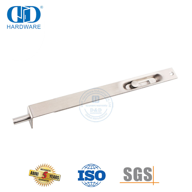 Satin Stainless Steel High Safety Flush Bolt for Timber Door-DDDB005-SSS