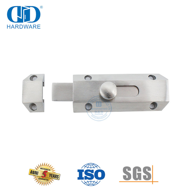 Stainless Steel Door Latch Lock Barrel Bolt for Front Door-DDDB029-SSS