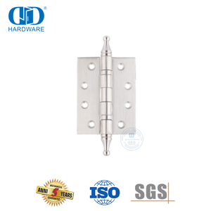 Wooden Door Hardware Stainless Steel Hinge with Crown Tip-DDSS034-B