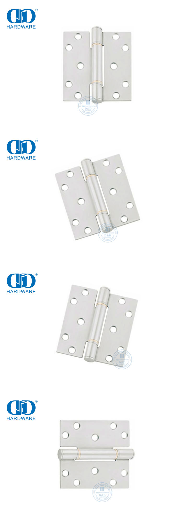 3 Knuckle Door Hinge