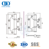 Heavy Duty Commercial Door Hinges Stainless Steel Flush Hinge-DDSS026