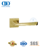 Satin Brass Finish Stainless Steel Triangular Tubular Solid Door Handle-DDSH056-SB