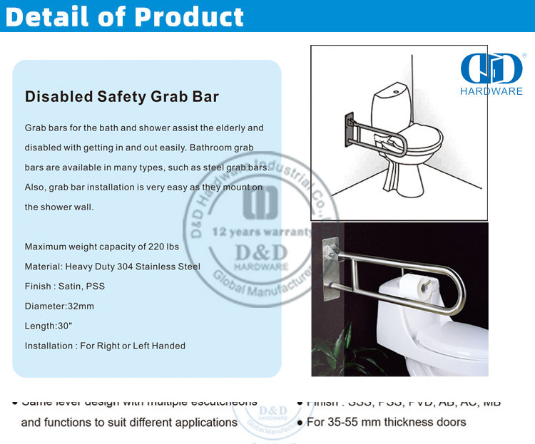 Disabled Safety Grab Bar