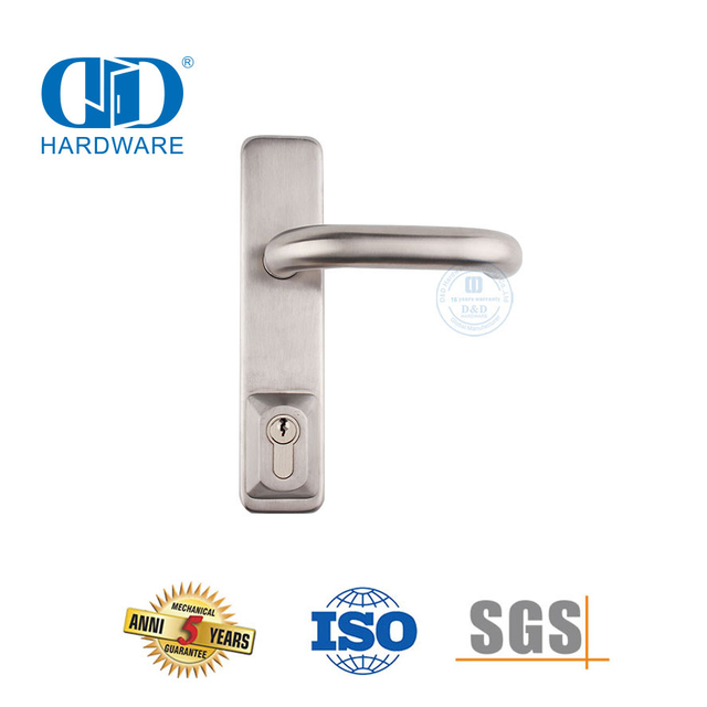 Stainless Steel Flush Handle Door Lock Escutcheon Lever Trim-DDPD015-SSS