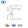 Stainless Steel Europe Type Privacy Internal Door Solid Lever Handle-DDSH007-SSS