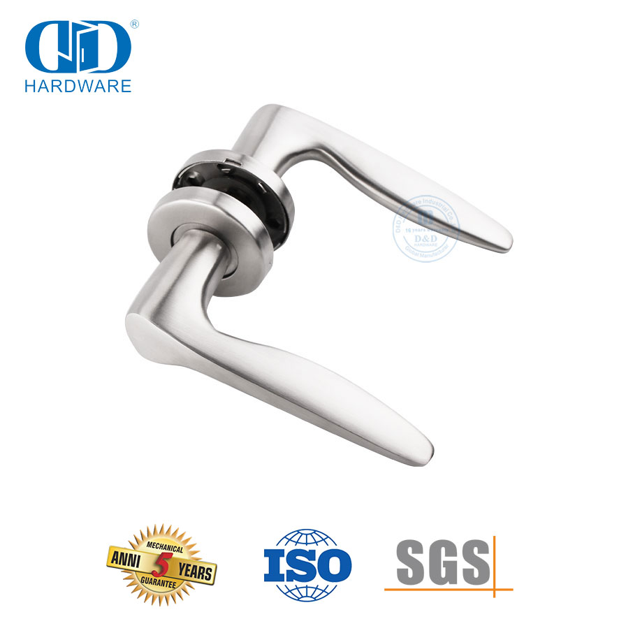 Contemporary Stainless Steel Durable Solid Lever Handles for Healthcare Application-DDSH008-SSS