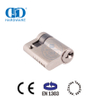 EN 1303 Solid Brass Half Lock Cylinder with Regular Key-DDLC010-45mm-SN