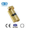 Polished Brass EN 1303 European Style Bathroom Door Lock Cylinder-DDLC007-70mm-PB