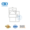 Commercial Building Hardware Satin Finish Floor Mounted Door Stop for Hotel-DDDS008-SSS