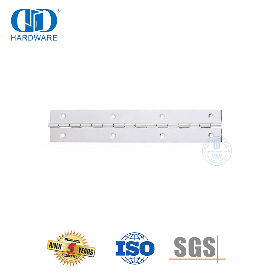 Stainless Steel Long Type Continuous Piano Hinge for Heavy Duty Door-DDSS050