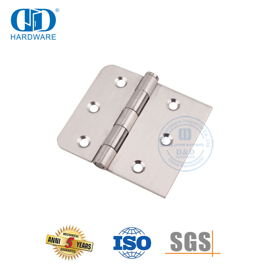 Security Stainless Good Price Steel One Round Corner One Square Corner Hinge -DDSS010
