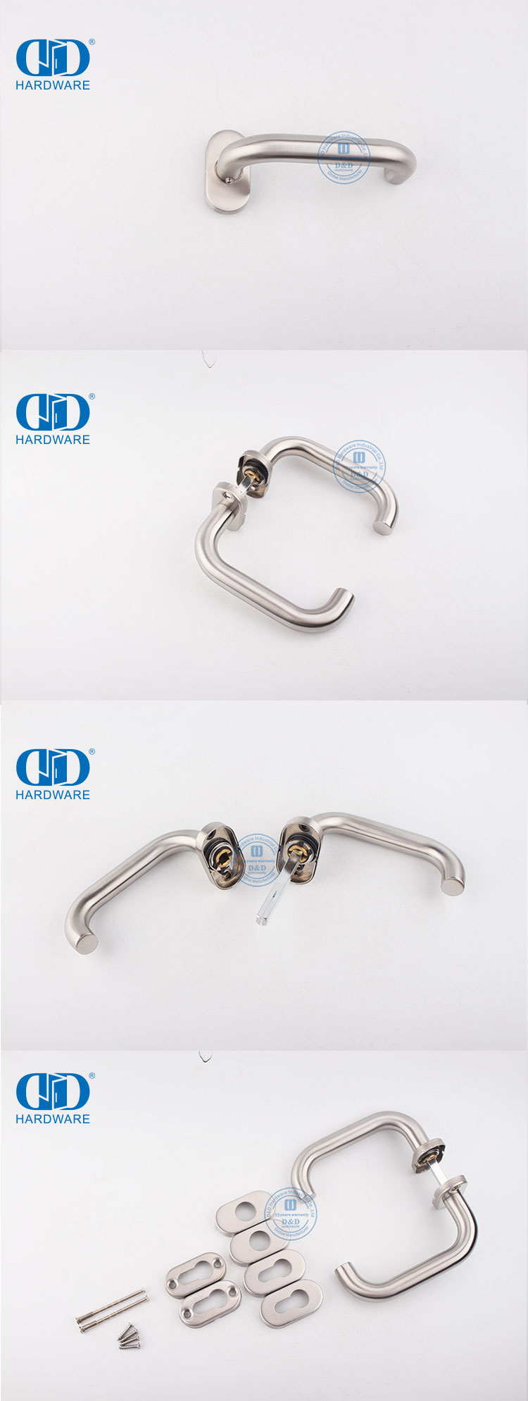 Elliptical Escutcheon Lever Handle