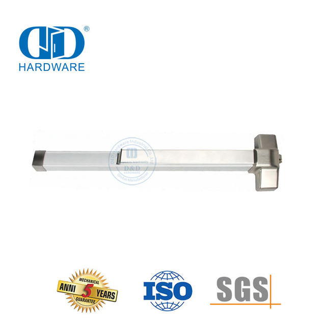 Rim Type Half Length Stainless Steel 304 Panic Exit Hardware-DDPD001-SSS