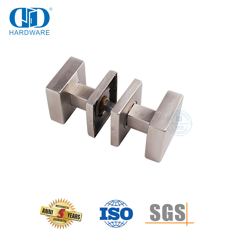 Stainless Steel 304 Sqaure Shape Knob Type Lever Handle for Front Door-DDTH030-SSS
