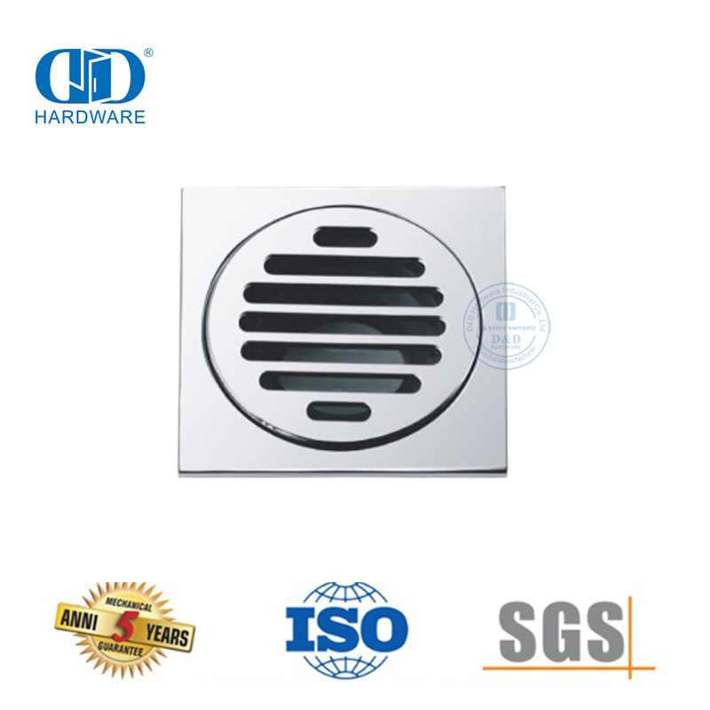 Stainless Steel and ABS Plastic Bathroom Floor Dain for Toilet