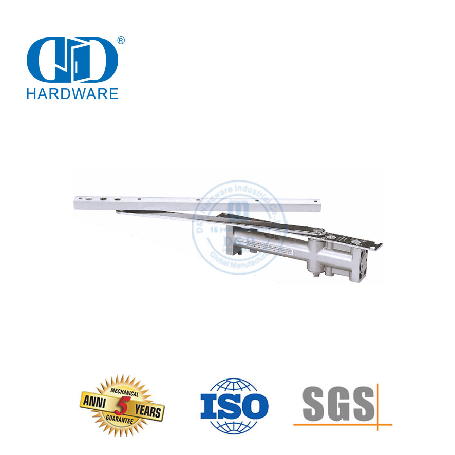 High Quality Aluminum Door Hardware Adjustable Hidden Concealed Door Closer-DDDC005
