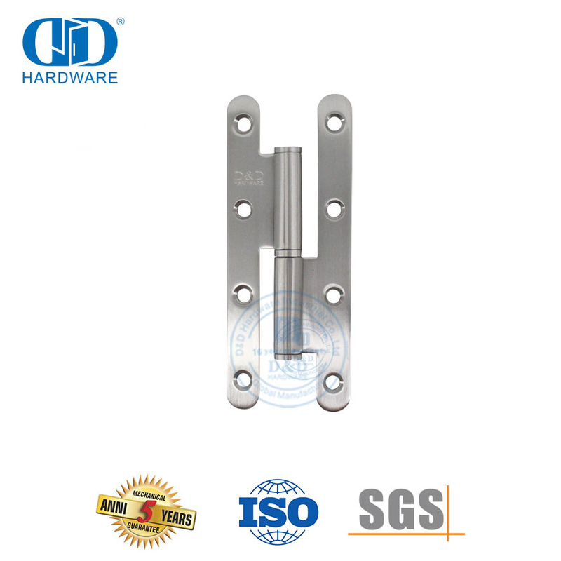 Stainless Steel Hot Selling Metal Door Hardware Round Corner H Hinge-DDSS019-B