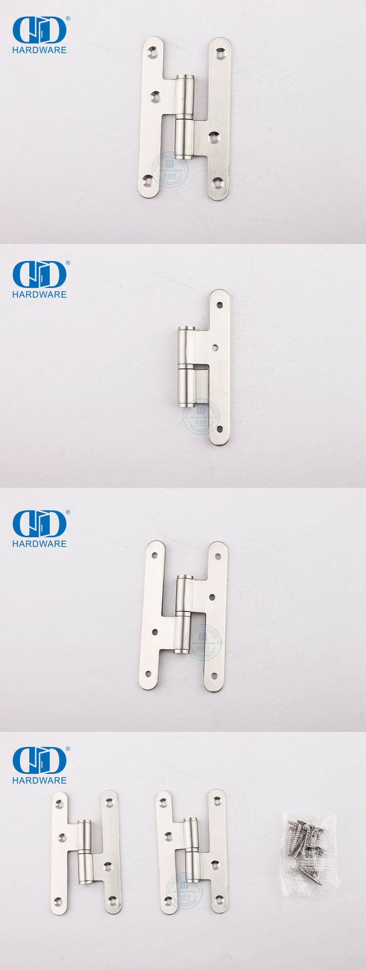 Stainless Steel Round Corner H Hinge