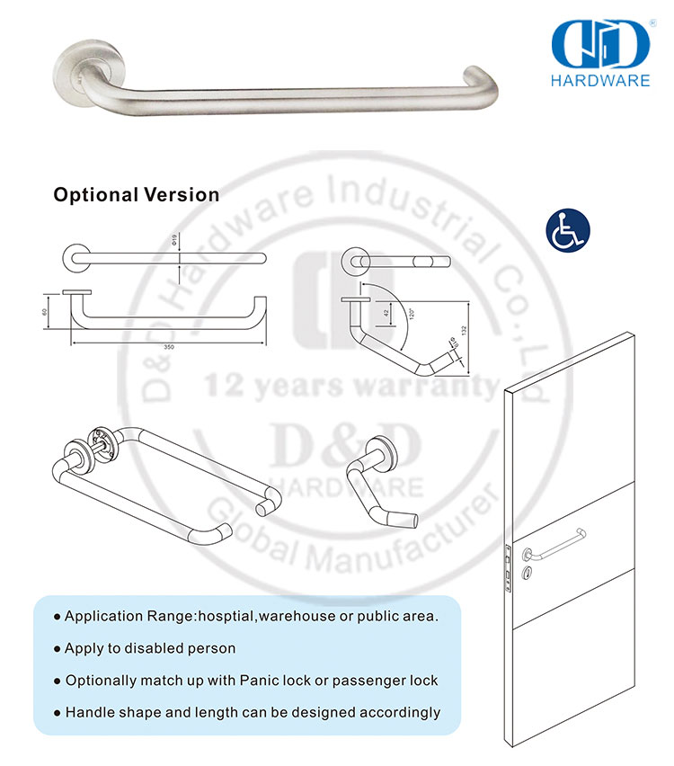 Bathroom Long Lever Handle