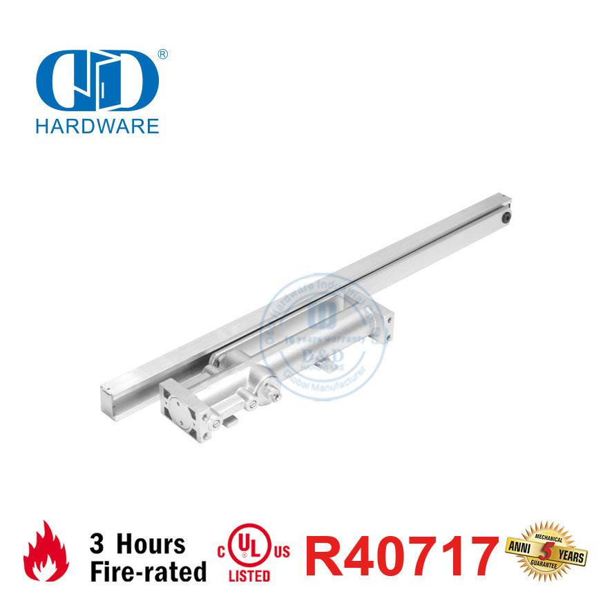 UL Listed Adjusting Sliding Hidden Fire Interior Door Spring Closer