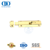 Gold Plated Polished Brass Tower Bolt for Commercial Building Door-DDDB017-PB