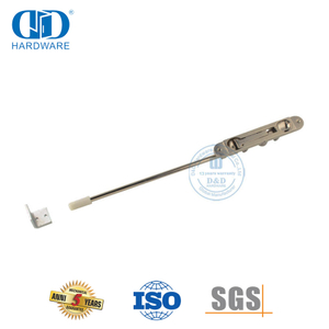 Zinc Alloy Adjustable Round Corner Flush Bolt for Metal Door-DDDB018-B-SN