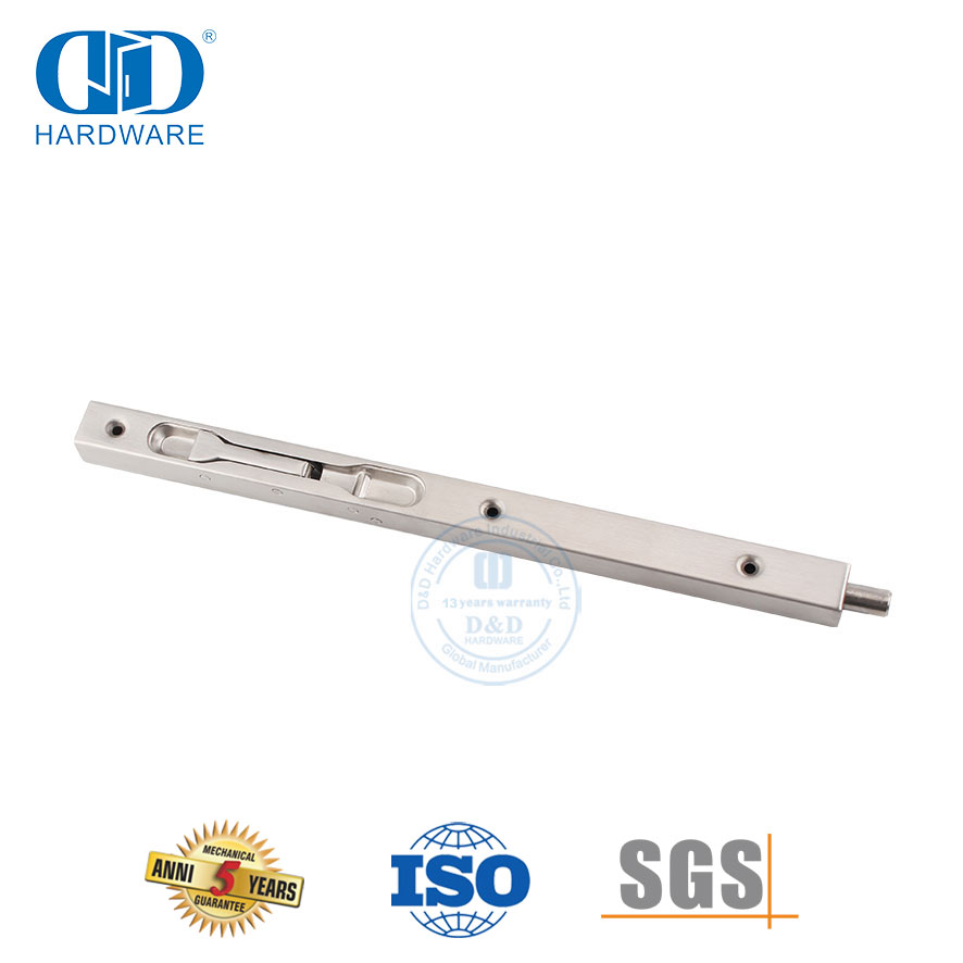 Stainless Steel Lever Action Flush Latch Bolt Box Type for Wooden Door-DDDB008-SSS