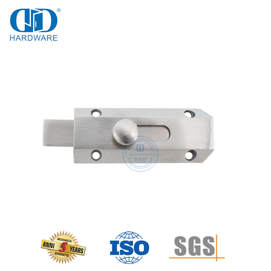 Stainless Steel Door Latch Lock Barrel Bolt for Front Door-DDDB029-SSS