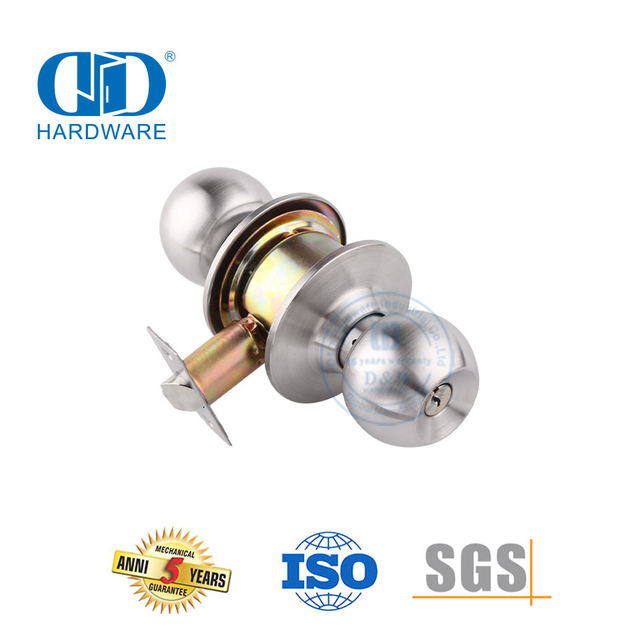 High Safety Standard Duty Knob Lockset for Flush Timber Door-DDLK001