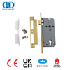 Satin Golden CE EN 12209 Certificate Sash Lock with Fire Rated Function-DDML009-5572-PVD