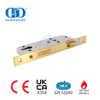 Polished Brass Mirror Golden Fire Rated Mortise Lock for Commercial Building-DDML026-4585-PB