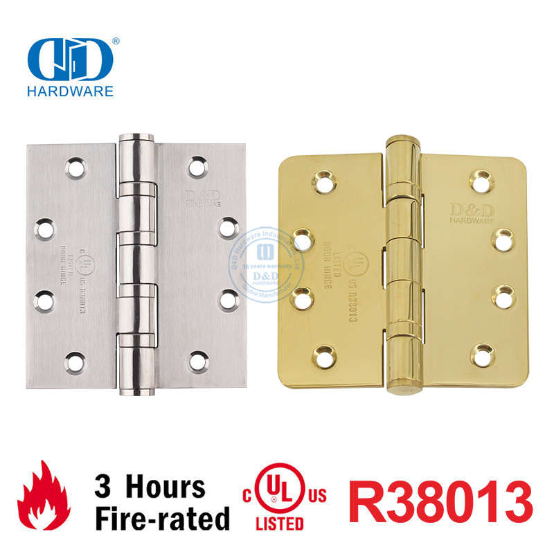 UL Listed Fire Rated Ball Bearing Outside Door Hinges