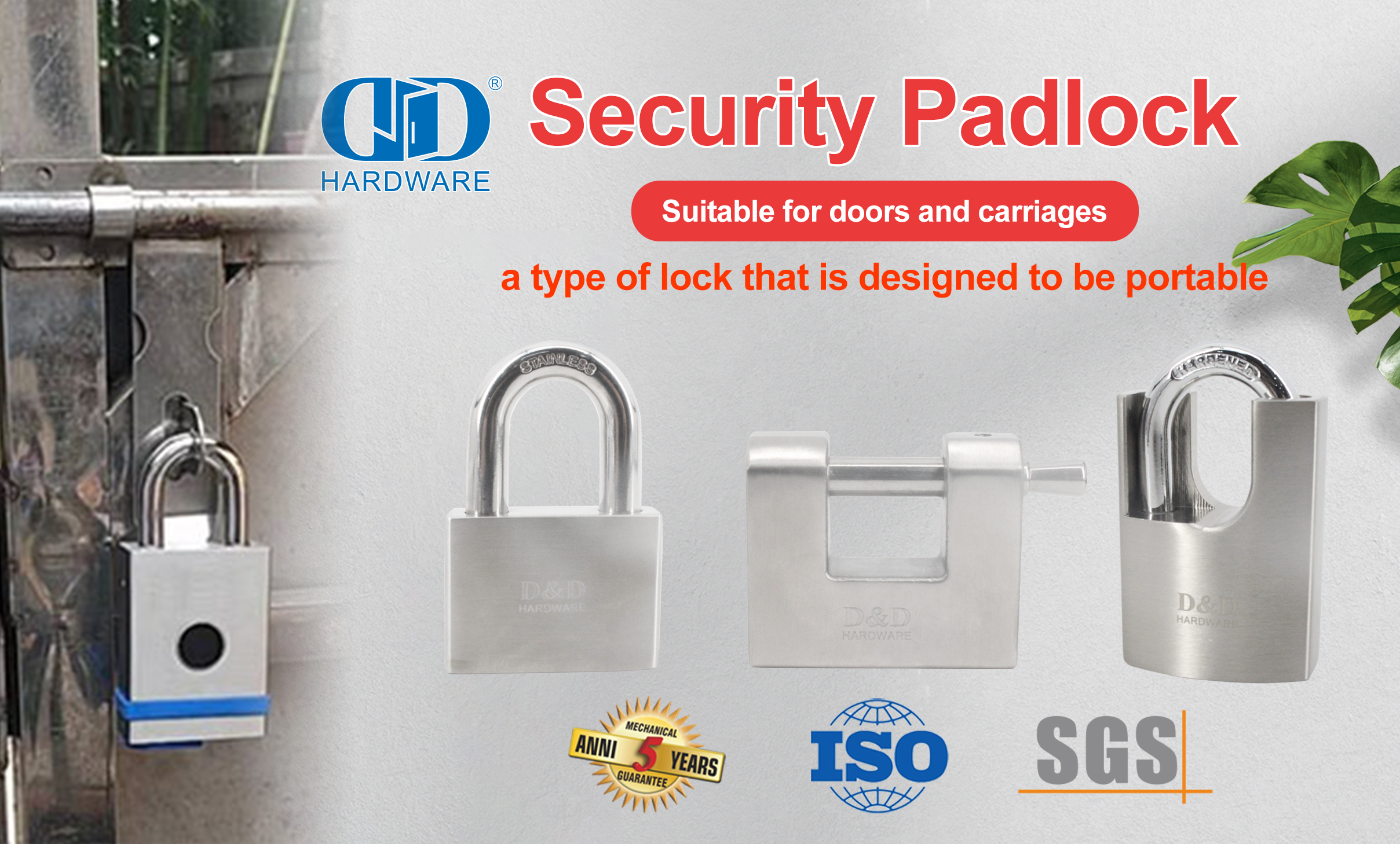 Modern Security Key Fingerprint Padlock Bluetooth Padlock