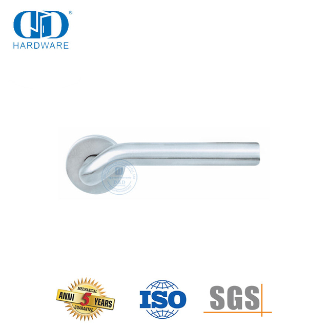 Modern Simple Design SUS 304 Front Lever Door Handle -DDTH015-SSS