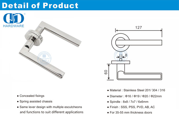 Stainless Steel Tube Door Handle