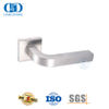 Household Hardware Accessories Stainless Steel Square Rosette Tube Lever Door Handle-DDTH044-SSS