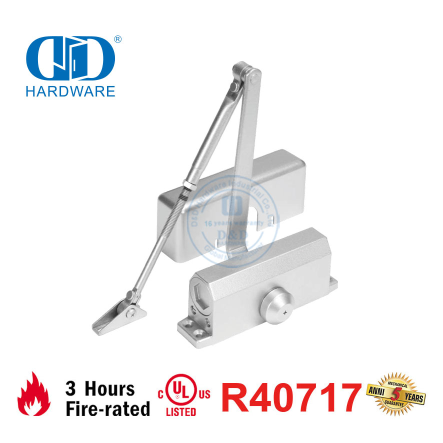 CE Certification UL Listed Fire Rated Universal Application Door Closer-DDDC012