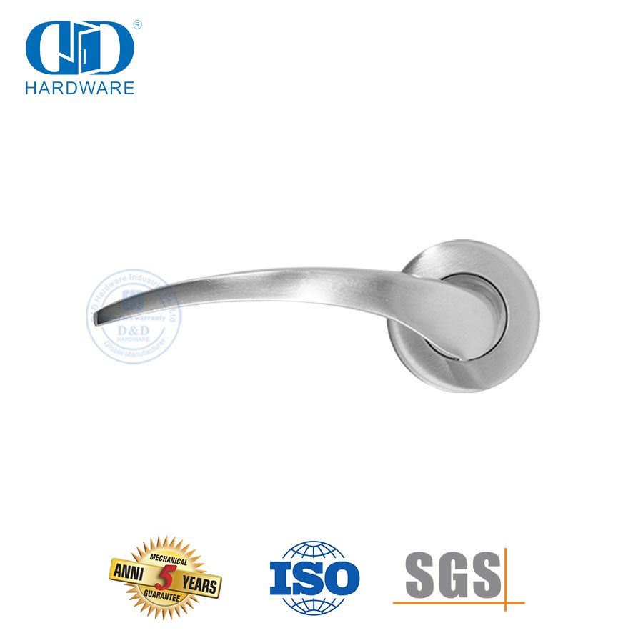 Modern Style Stainless Steel Main Entry Door Lever Solid Handle-DDSH015-SSS