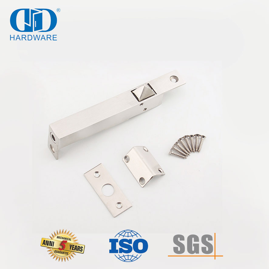 Satin Stainless Steel Sideways Automatic Type Flush Door Bolt-DDDB023-SSS