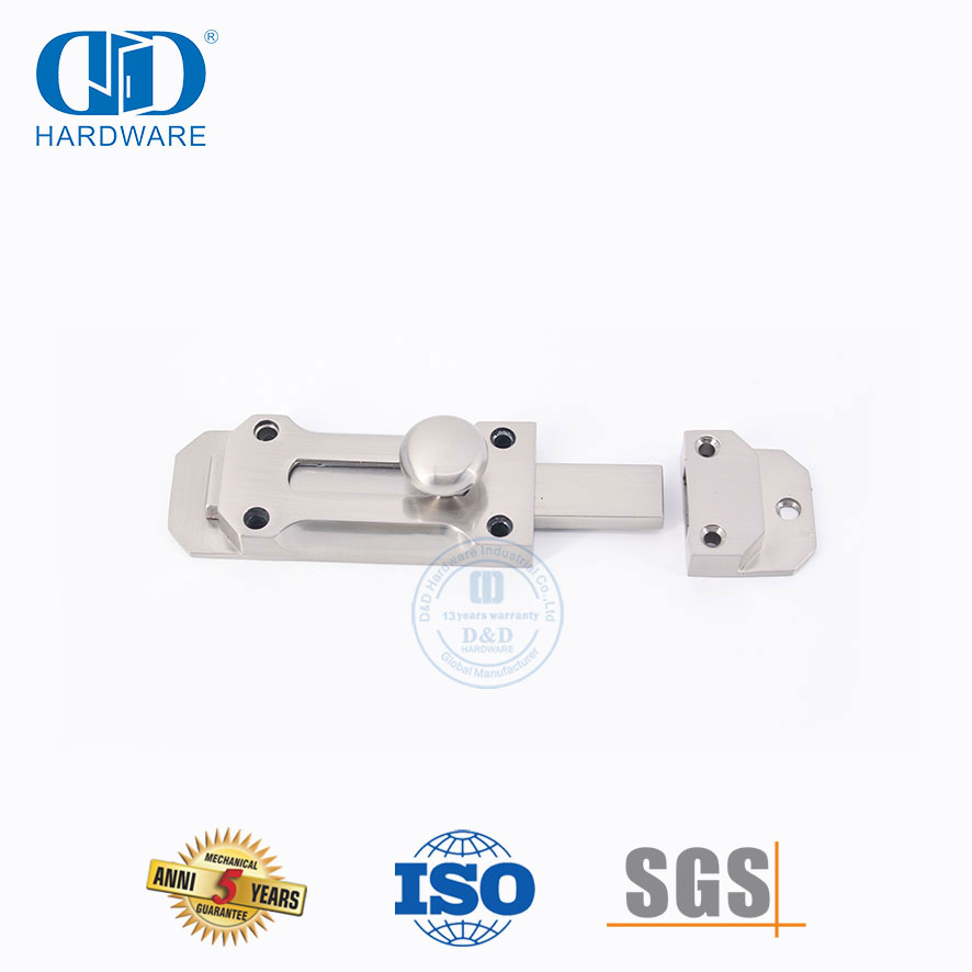 thumbnail interactive-video image 1 of Heavy Duty 5-Inch Zinc Door Barrel Bolt - NATIONAL MFG N151-118 1 of 3