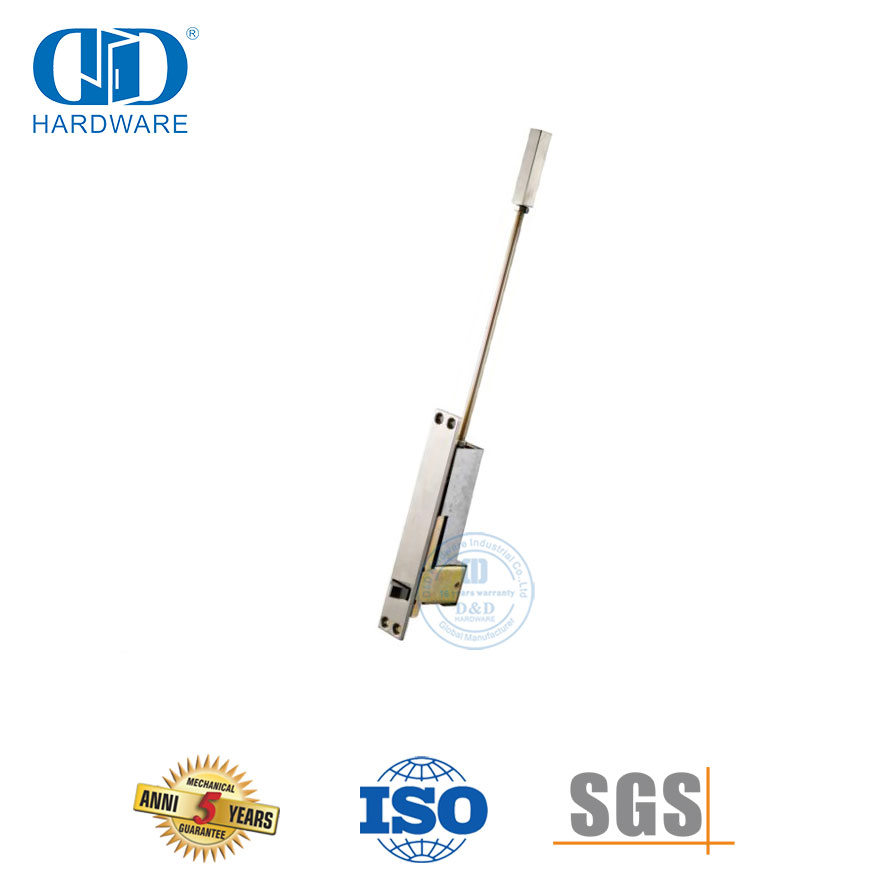 Metal Door Hardware Vertical Adjustment Standard Rod Fully Automatic Bolt-DDDB032-SSS