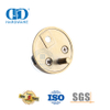 Satin Brass Door Hardware Durable Floor Mounted Type Zinc Alloy Door Stopper-DDDS004-SB