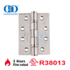 Satin Stainless Steel UL Listed Fire Rated Full Mortise Hinge-DDSS001-FR-4X3X3mm