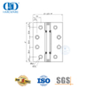Stainless Steel Euro Profile 3 Knuckle Concealed Bearing Butt Hinge-DDSS062