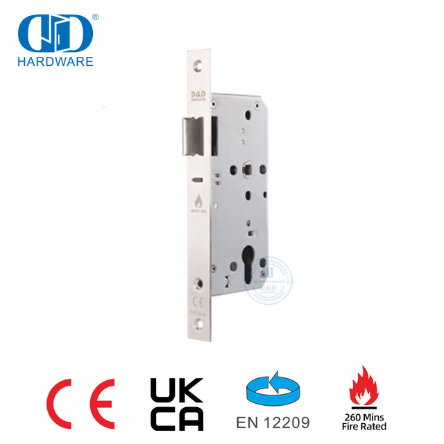 High Safety Stainless Steel EN12209 Night Latch Door Lock-DDML014-5572