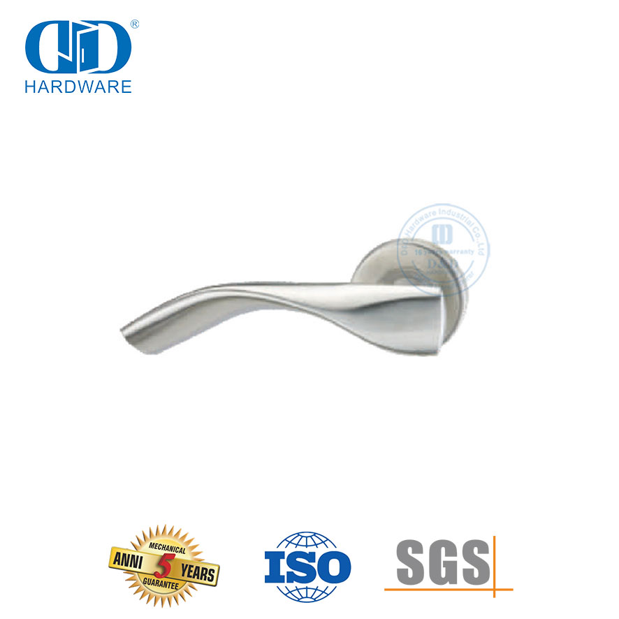 Wave Type Streamline Design Stainless Steel 304 Solid Door Handle-DDSH049-SSS