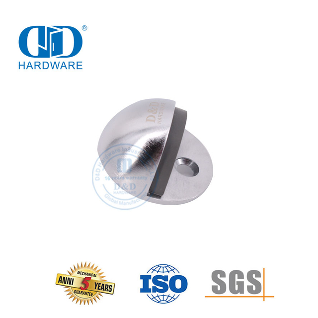 Door Fitting Satin Chrome Hardware Door Catch Stop Holder for Commercial Building-DDDS005-SC