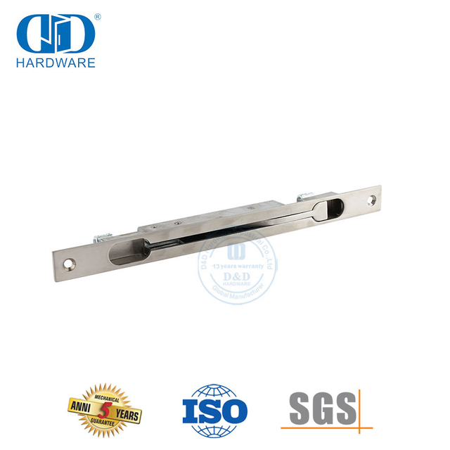 Stainless Steel Double Action Flush Door Bolt for Hollow Metal Door-DDDB022-B-SSS